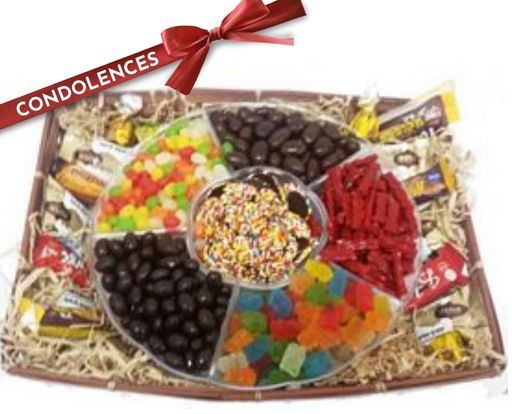 Sympathy Candy Platter