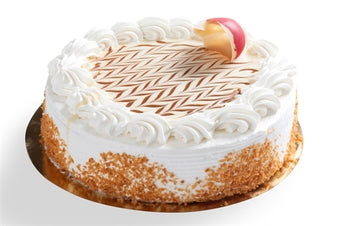 Butterscotch White Birthday Cake
