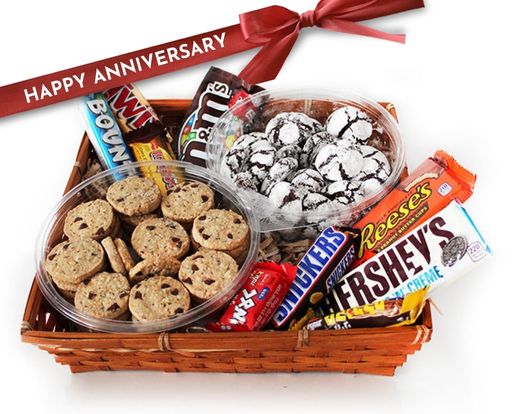 Happy Anniversary Chocolate Lover Basket