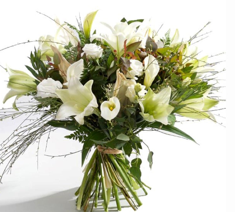 White Holiday Bouquet